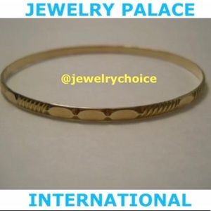 🆕14K Gold Filled Gypsy Style Slip On Bangles.